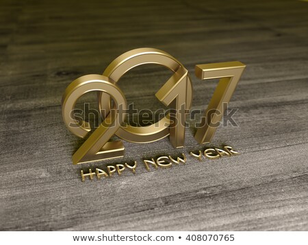  New Year 2017 - 3D Rendered Image 