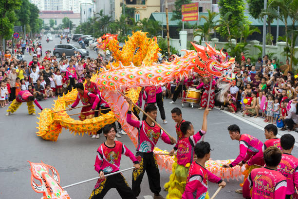 1.170 hình ảnh đẹp về múa lân sư rồng, vô cùng ấn tượng cho ngày rằm tháng tám