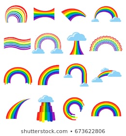Cách vẽ hình cute dễ thương  Vẽ cầu vồng cute  How to Draw a Rainbow and  Clouds  Vẽ hình chibi  YouTube