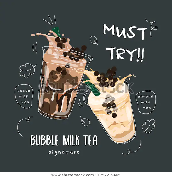 11 Bubble trà sữa ý tưởng  kỳ ảo nhật ký nghệ thuật ảnh tường cho điện  thoại